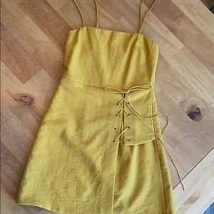 Mustard dress